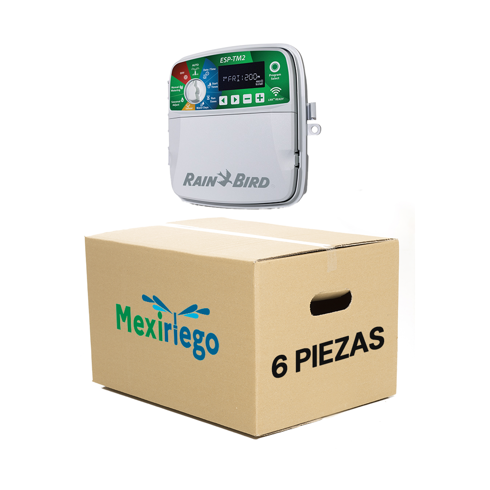 6 Controladores Rain Bird ESP-TM2